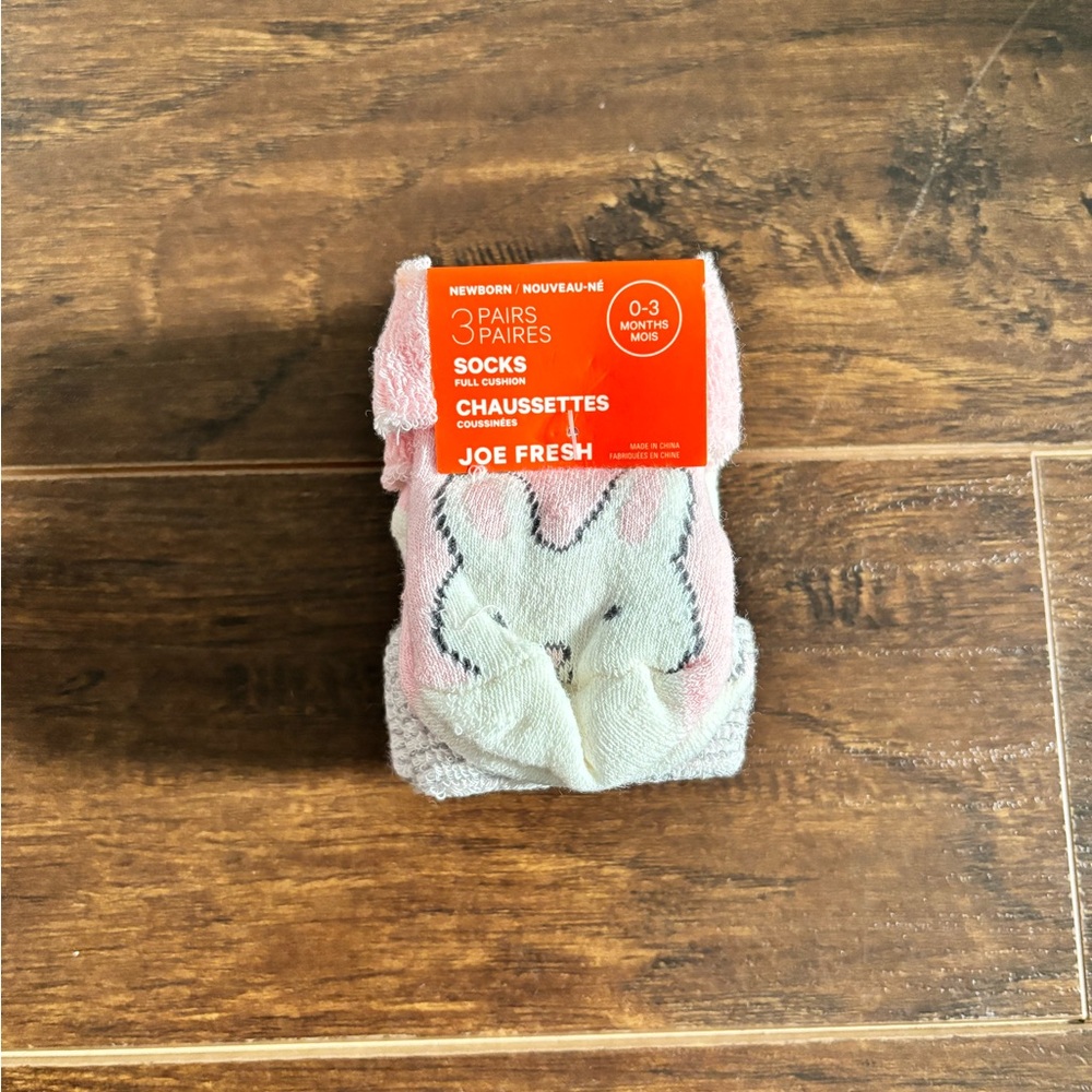 3 pack Baby Girls Socks